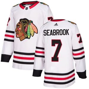 Damen Chicago Blackhawks Trikot Brent Seabrook 7 Weiß Authentic